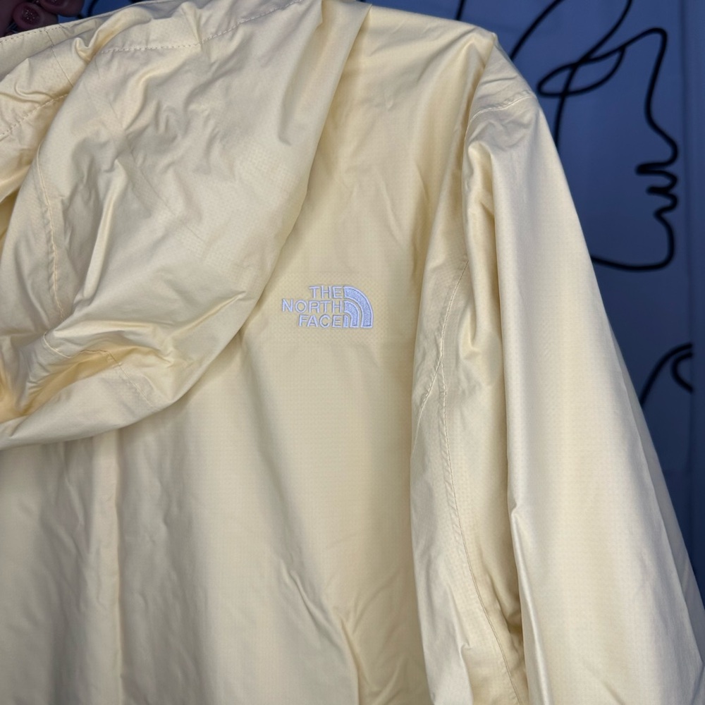 The North Face Women's Unlined Light Yellow Rain Jacket XXXL - Picture 5 of 7